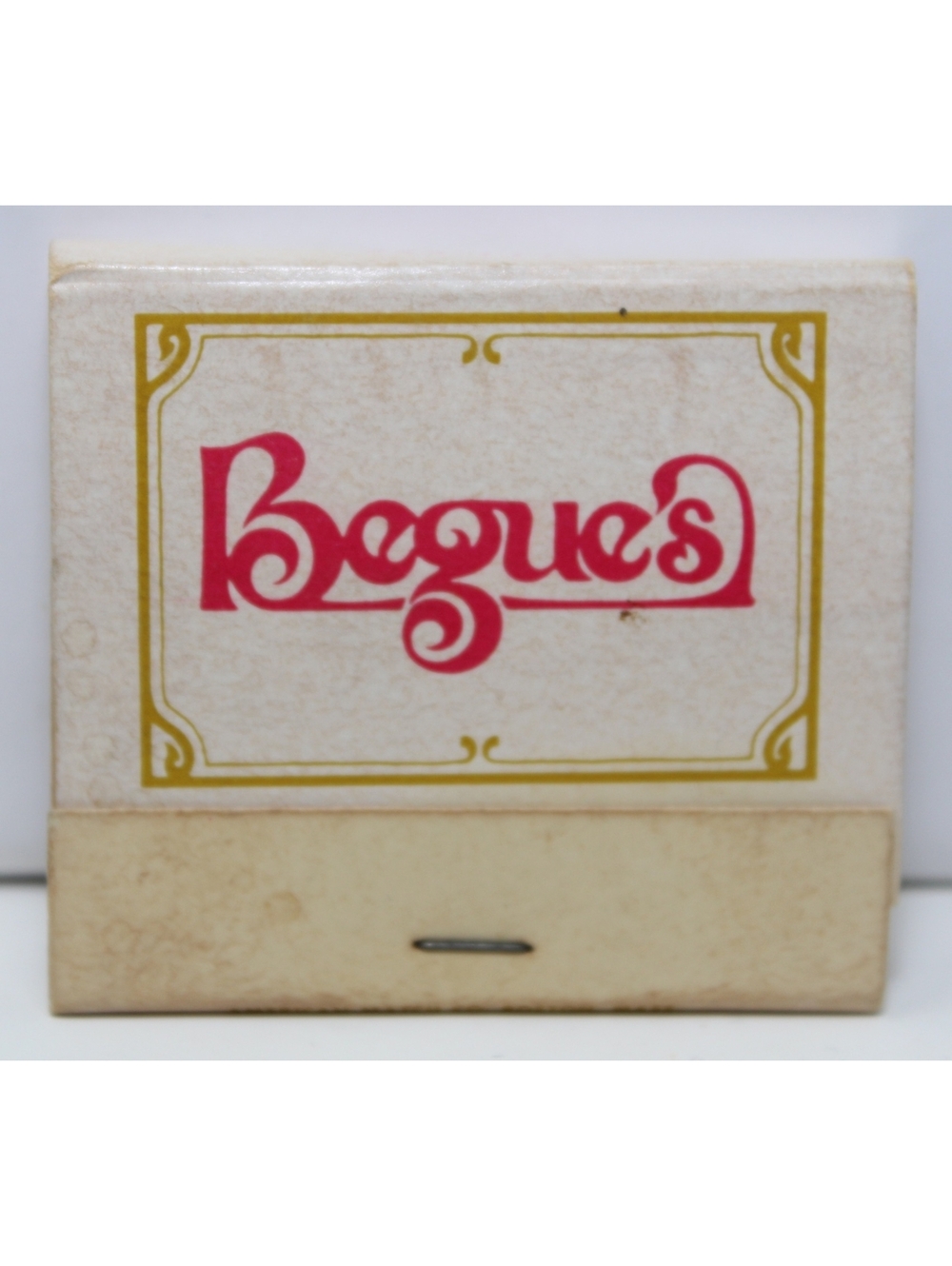 Vintage Matchbook Begue's Restaurant & Bar New Orleans The Royal Sonesta Hotel